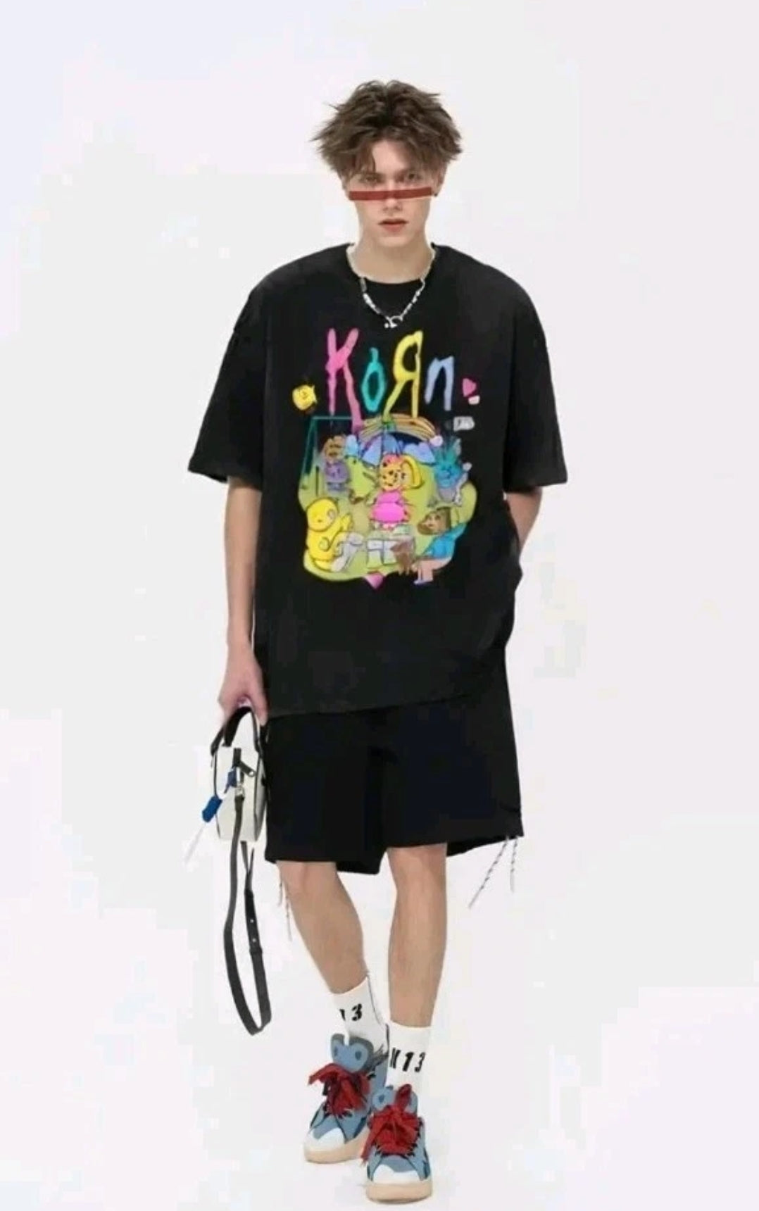 T-Shirt  Hip- Hop Streetwear 100% Baumwolle für Herren.