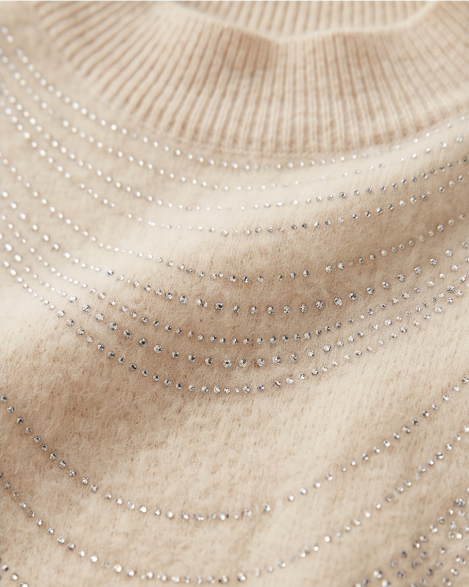 Eleganter Damen Strickpullover Weich Und Elegant Wollpullover