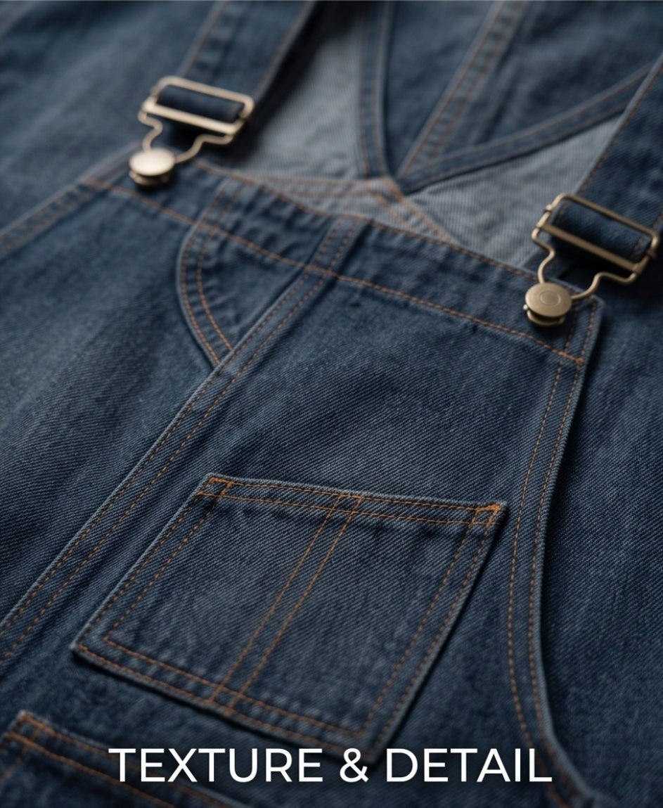 💙 Damen Jeans-Latzhose – Lässig & bequem