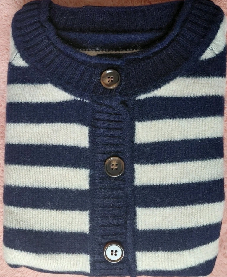Wolle-Strickjacke