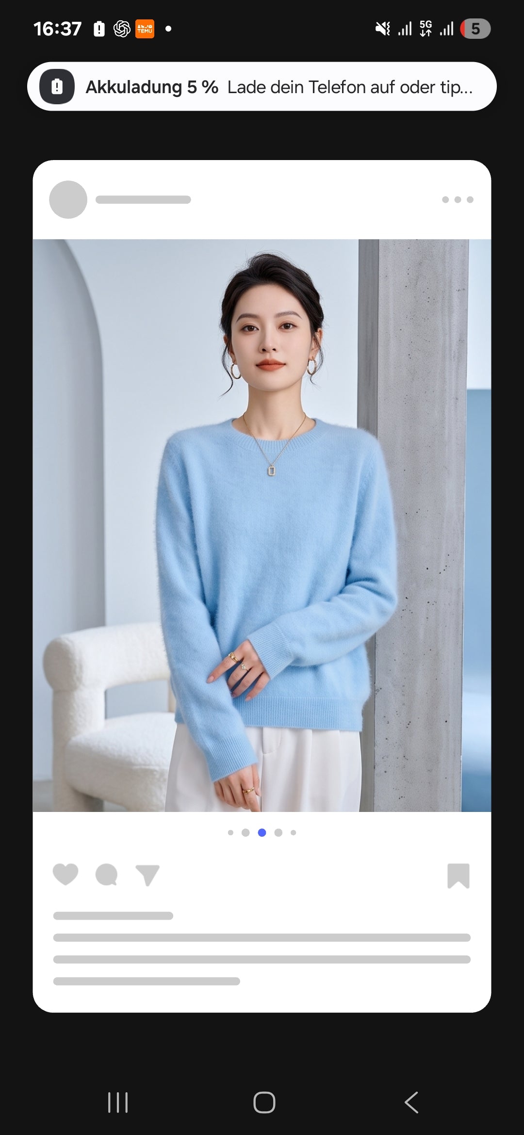 Damen Luxus Kaschmir Wollmix Pullover – Weich, Leicht & Elegant