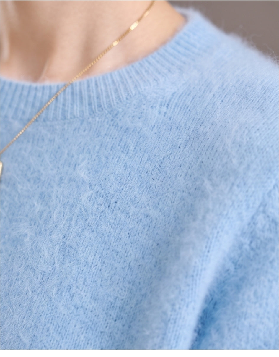 Damen Luxus Kaschmir Wollmix Pullover – Weich, Leicht & Elegant