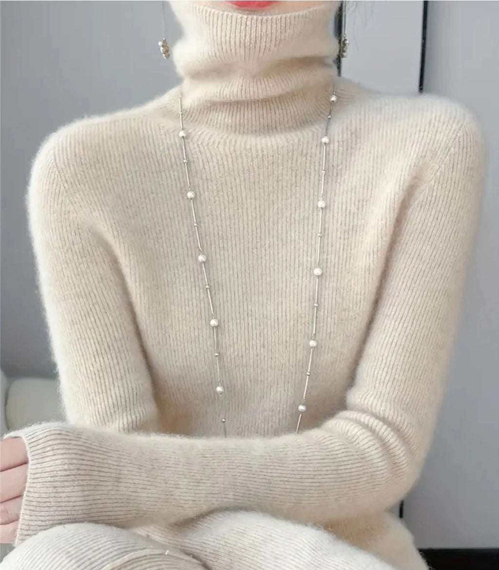 Damen Wollpullover   Figurbetont, warm, hautfreundlich,...