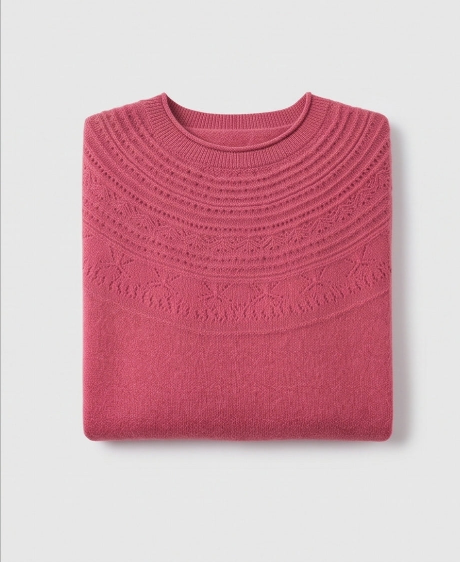 Damen Sweater Langarm Pullover – Lockerer Fit, Warm & Weich,