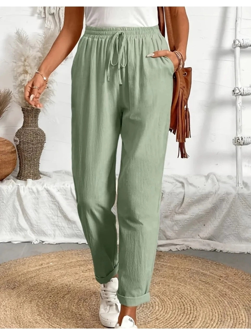 Damen Lässige Hose Sommer