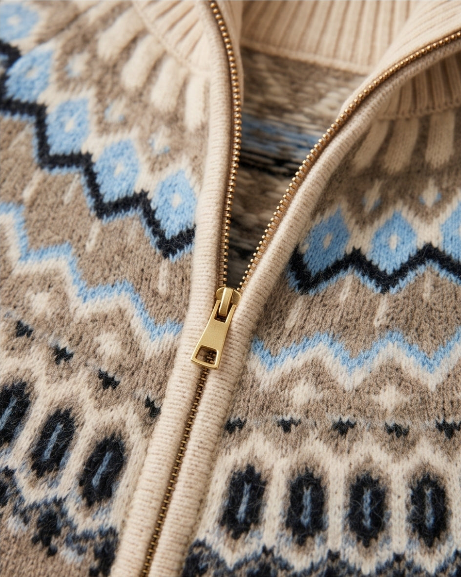 Wollpullover Cardigan Damen