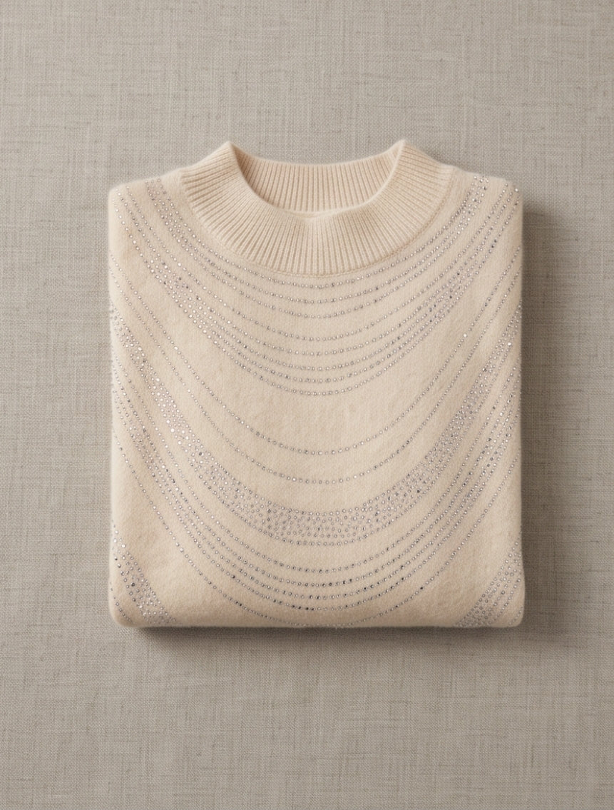 Eleganter Damen Strickpullover Weich Und Elegant Wollpullover
