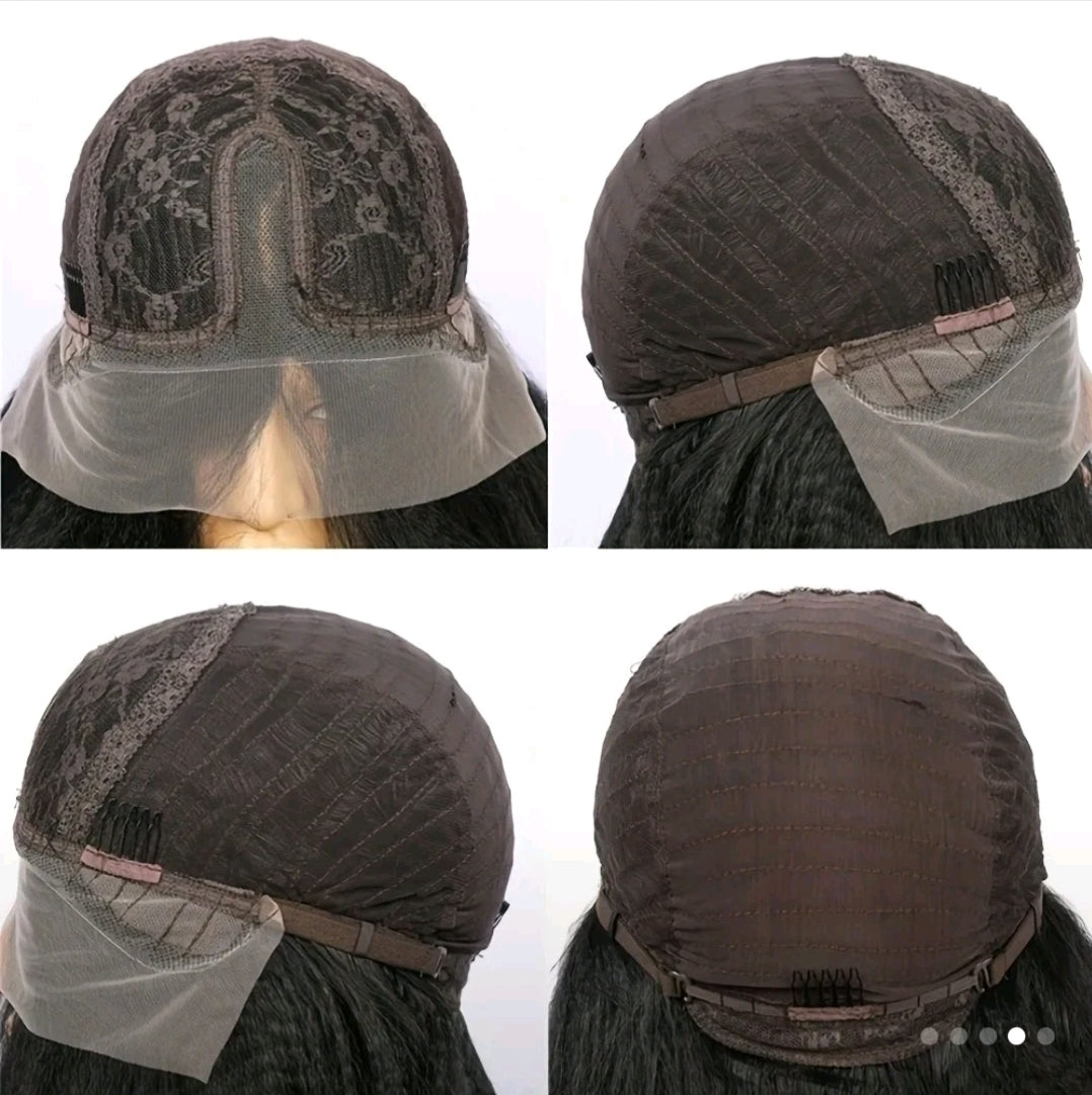 Burgunder Lace Front Perücke – 99J Farbe | 66 cm | 180% Dichte