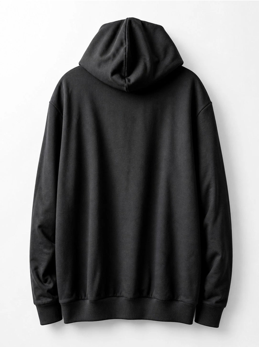 Herren Dünn Lässiges Sweatshirt – Reverse Buchstaben Print –Mit Kordelzugtaschen