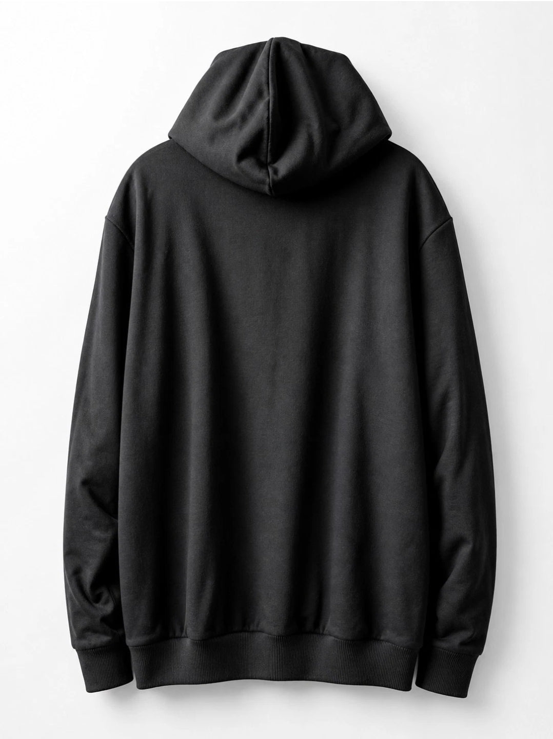 Herren Dünn Lässiges Sweatshirt – Reverse Buchstaben Print –Mit Kordelzugtaschen