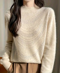 Eleganter Damen Strickpullover Weich Und Elegant Wollpullover