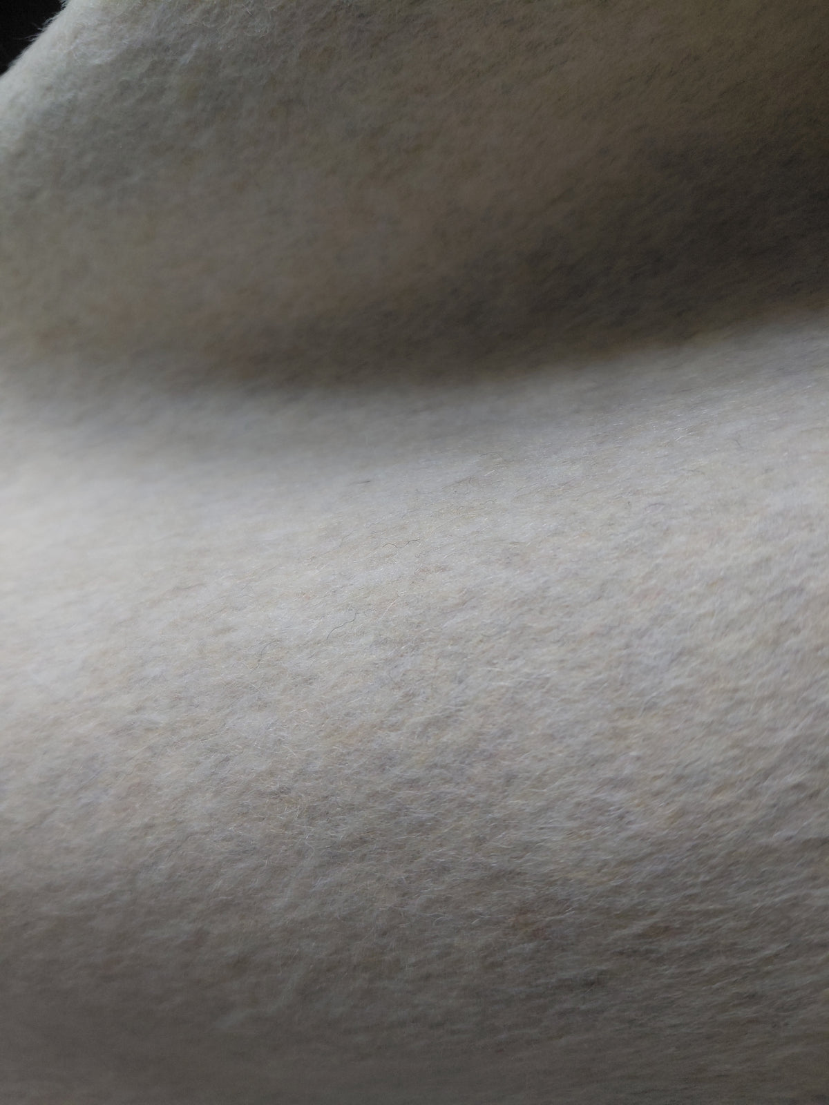 Eleganter Damen-Wollmantel mit Bindegürtel – Creme Beige | Größe S/M
