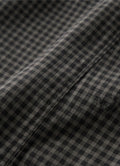 Baumwollstoff Damen – Schwarz-Graues Mini-Karo