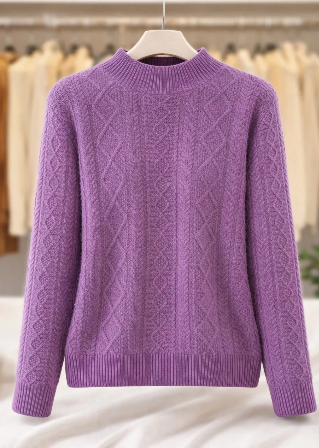 Damen Wollpullover
