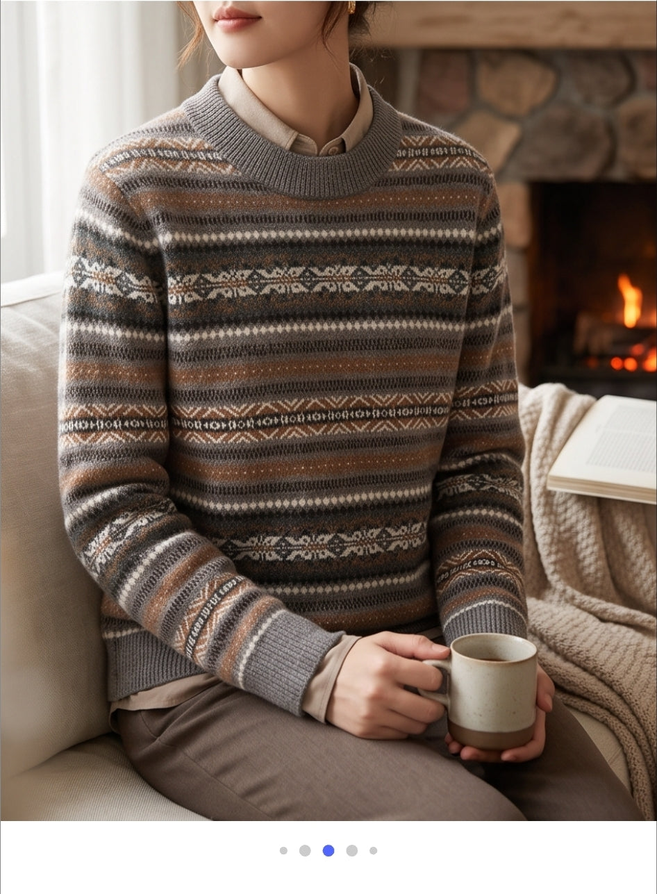 Klassischer Wollpullover – Leicht, warm & ideal für Winter