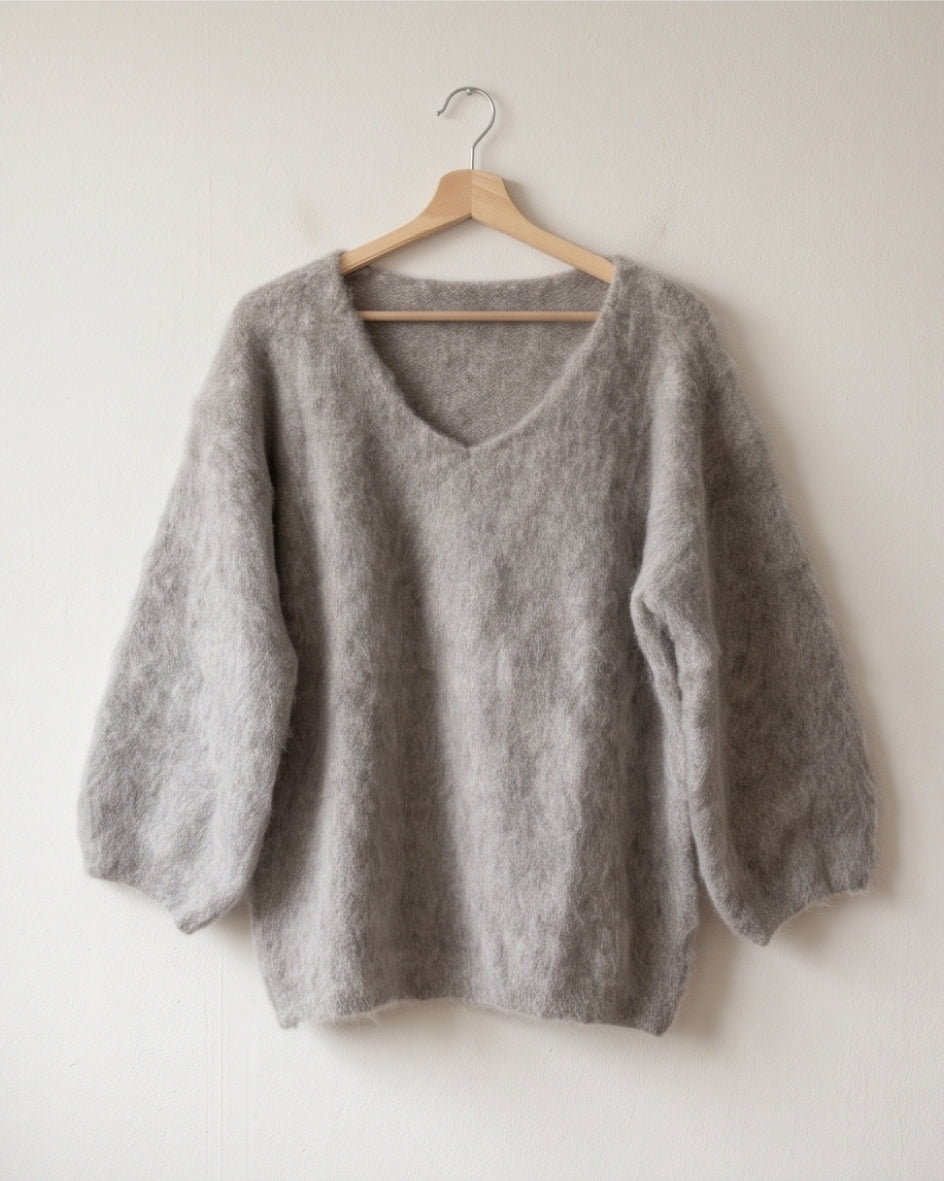 Damen Alpaka-Wollpullover
