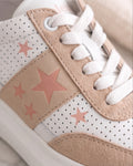 Felmini Sneaker Damen 37 Beige Weiß Echtleder Casual Schuhe