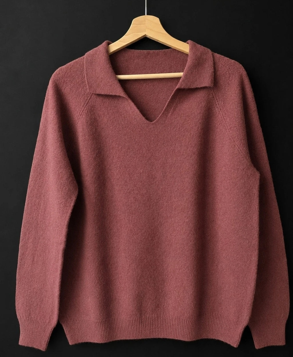 Damen Wollpullover  , Wolle Feinstrick V-Ausschnitt Langarm