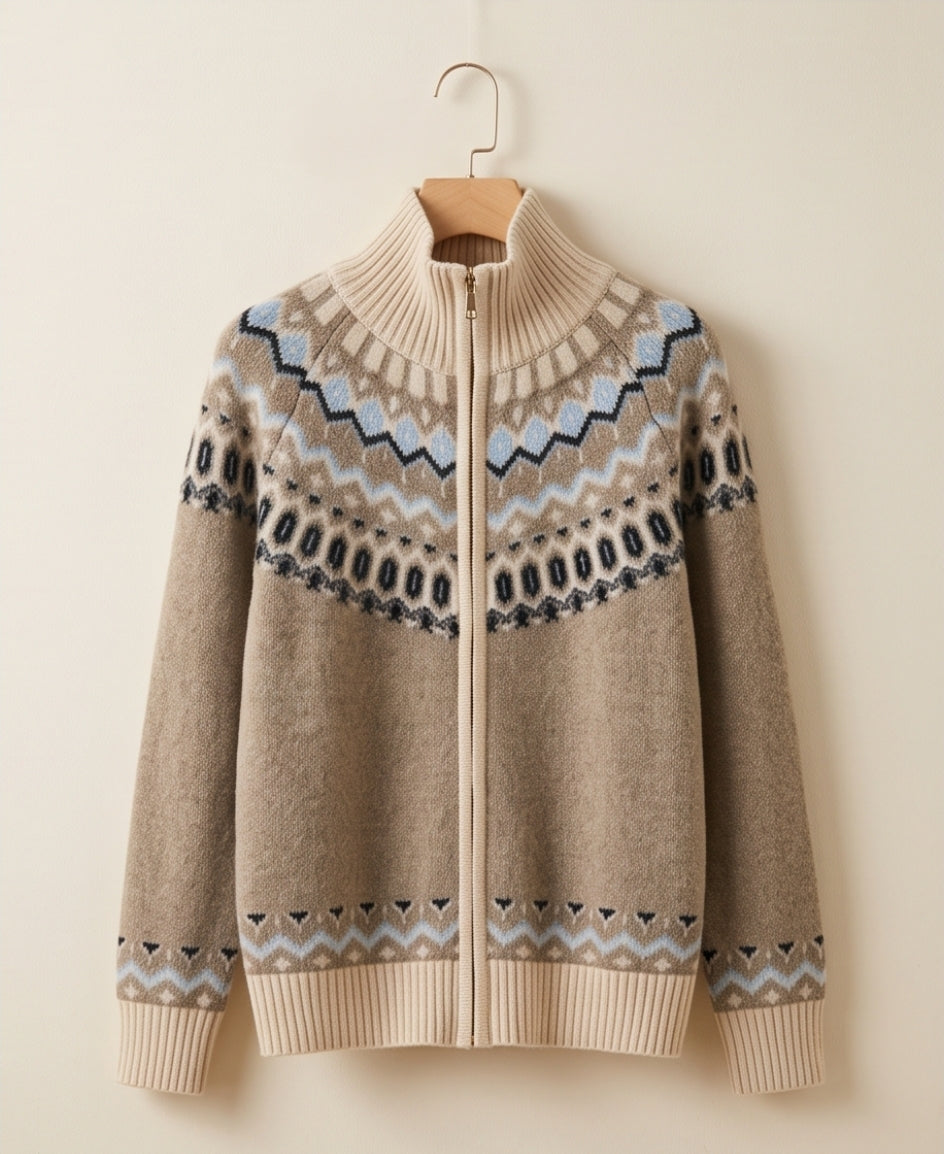 Wollpullover Cardigan Damen