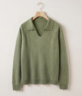 Wollpullover mit Reverskragen – Langarm