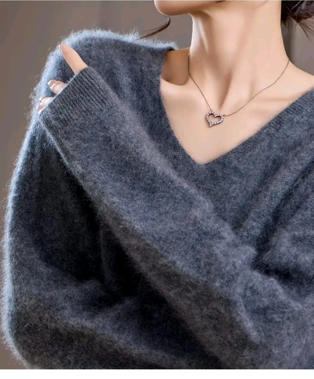Kaschmir Wollmix Damen Pullover – Soft Luxury Look, Elegant