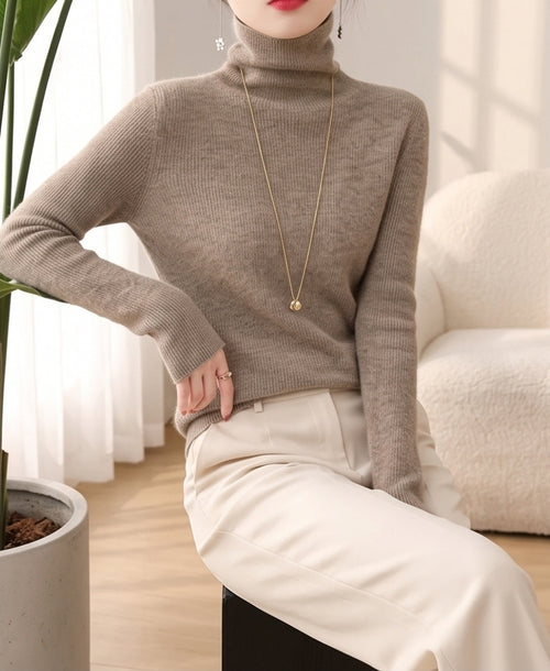Damen Merino Wollpullover   Figurbetont, warm, hautfreundlich,...